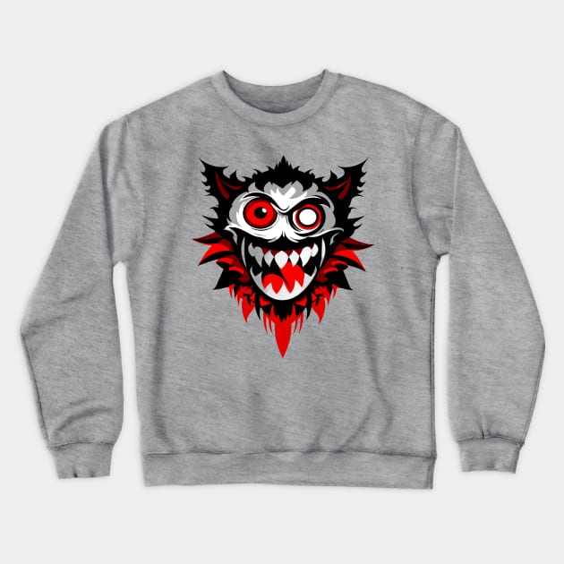 Ugly Monster Crewneck Sweatshirt by KDCreativeDesign